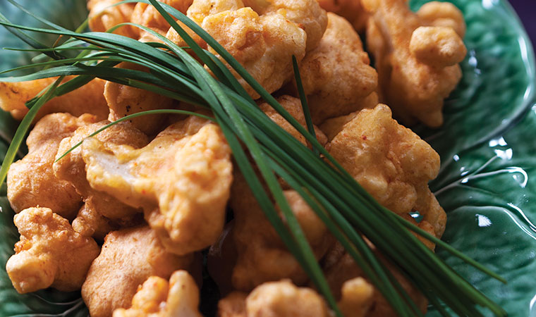 Cajun-Batter    Dipped    Cauliflower