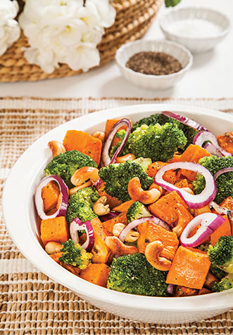 Roasted    Sweet    Potato-Broccoli    Salad