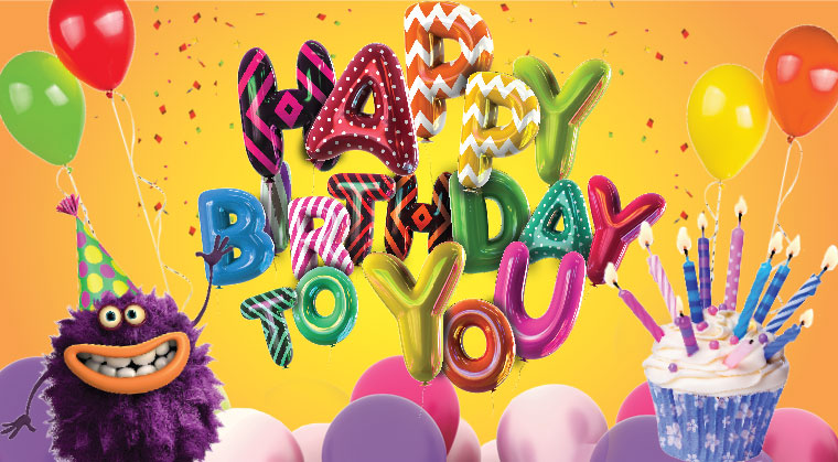 Happy    Birthday    to    You!