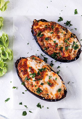 Eggplant    with    Cheese    Filling