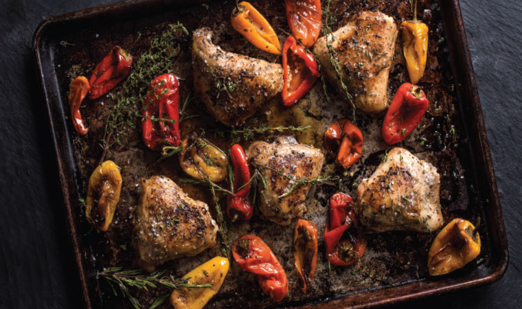 Chicken    and    Peppers