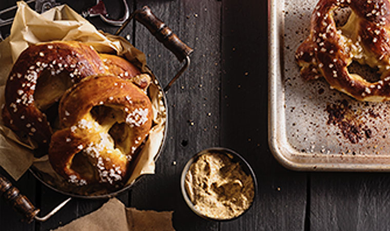Beer-Braised    Beef    Hot    Pretzels