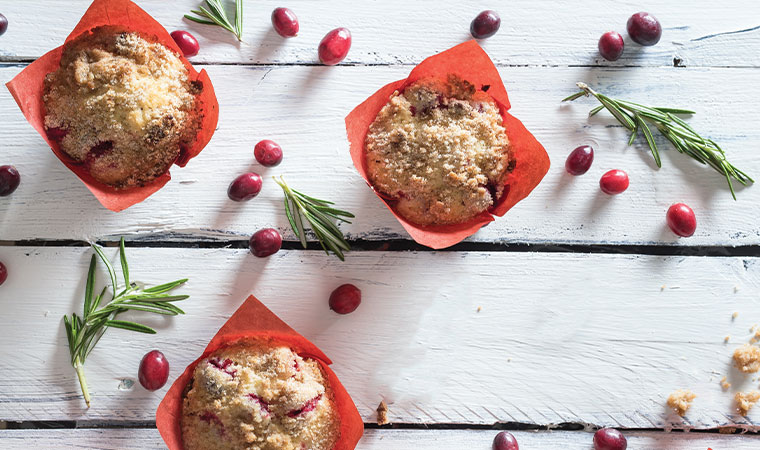 Cranberry    Crumble    Muffins