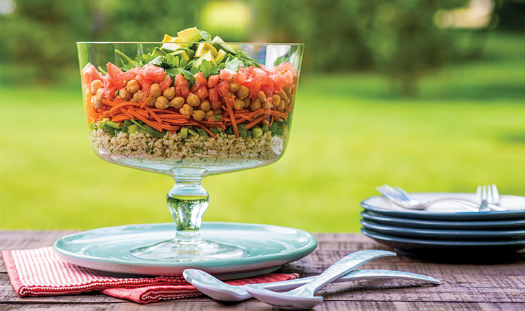 Layered    Bulgur    Salad