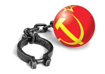 Breaking    Past    the    Communist    Shackles