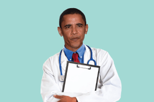 Dr.    Obama    is    In