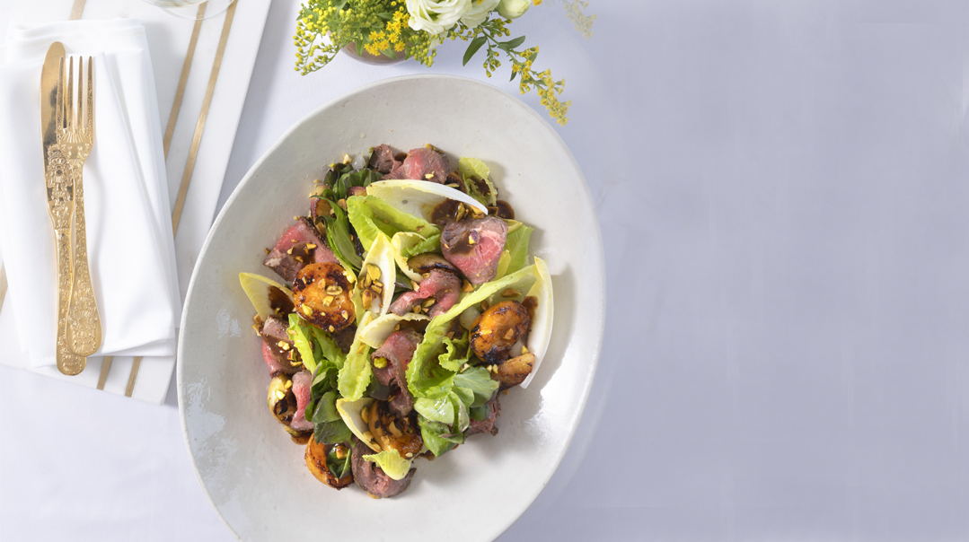Roast Beef Salad With Balsamic Vinaigrette 