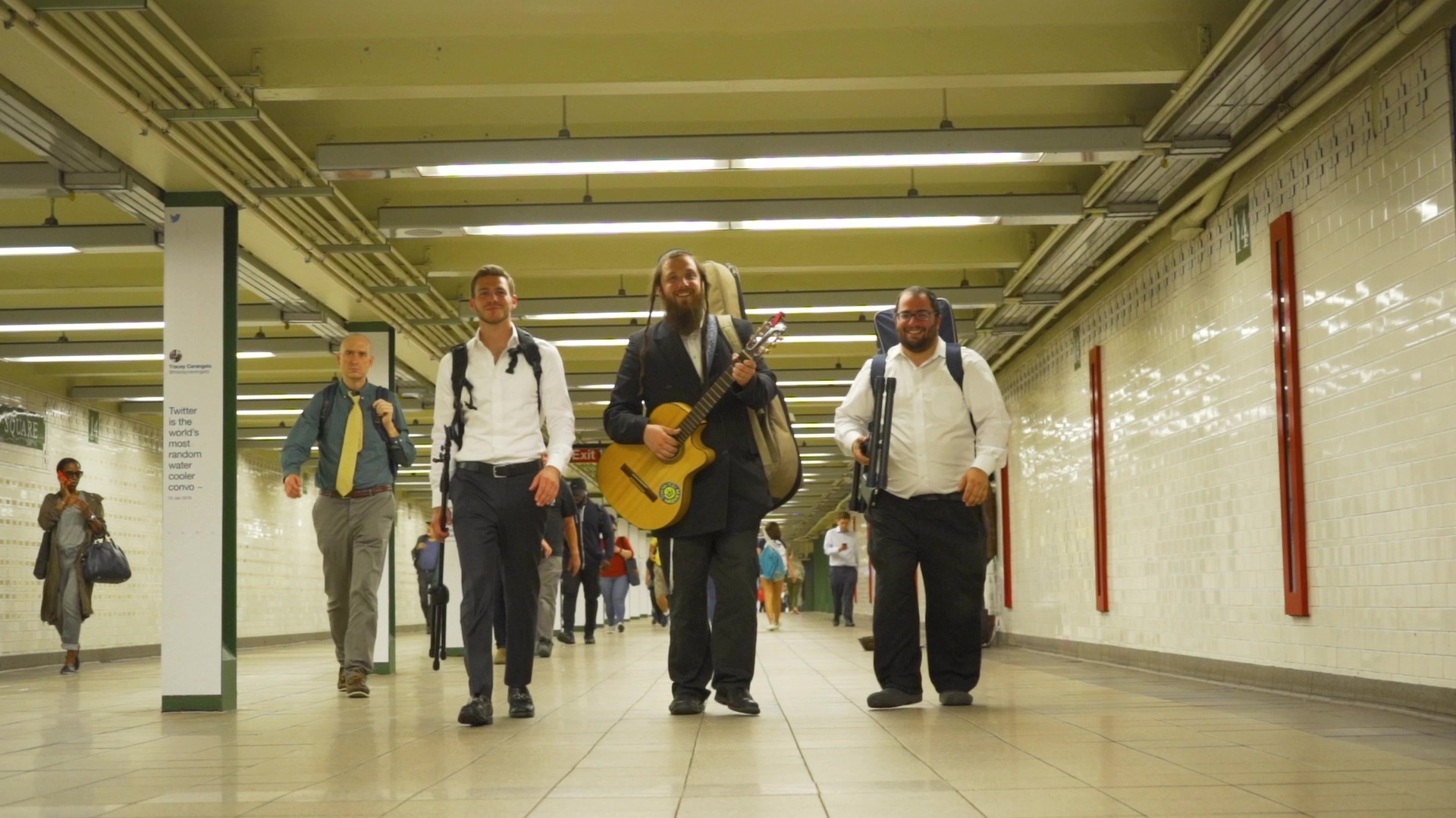 Can Joey Newcomb's Music Transform a Gritty Subway Station?