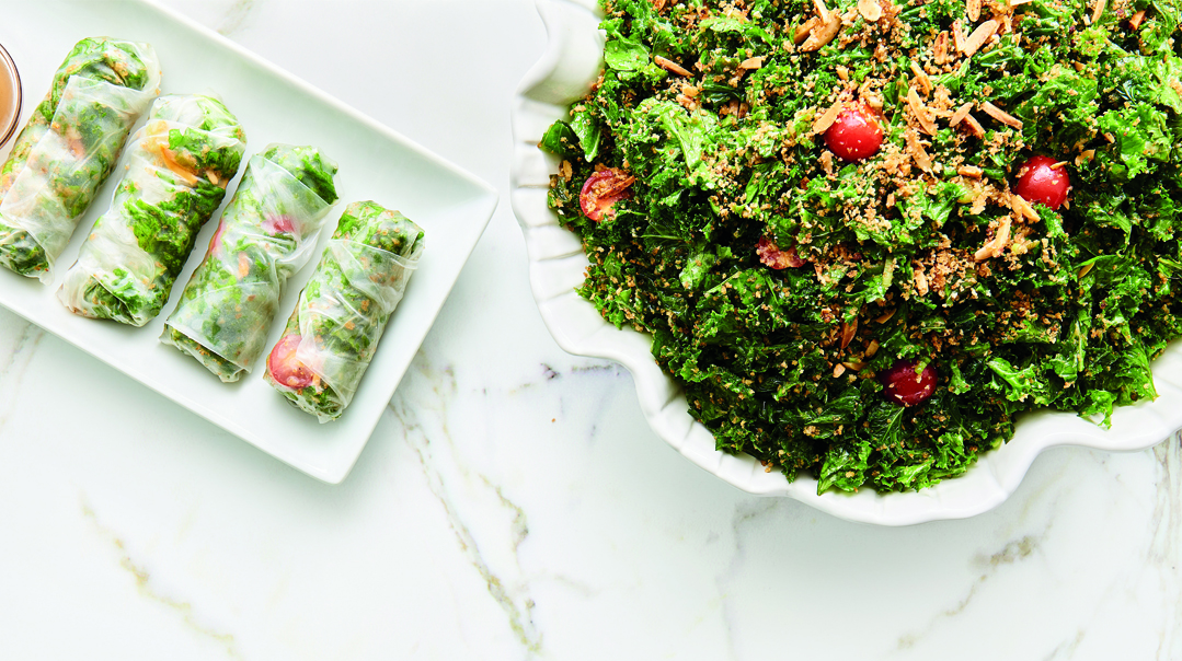 Panko-Topped Kale Salad 