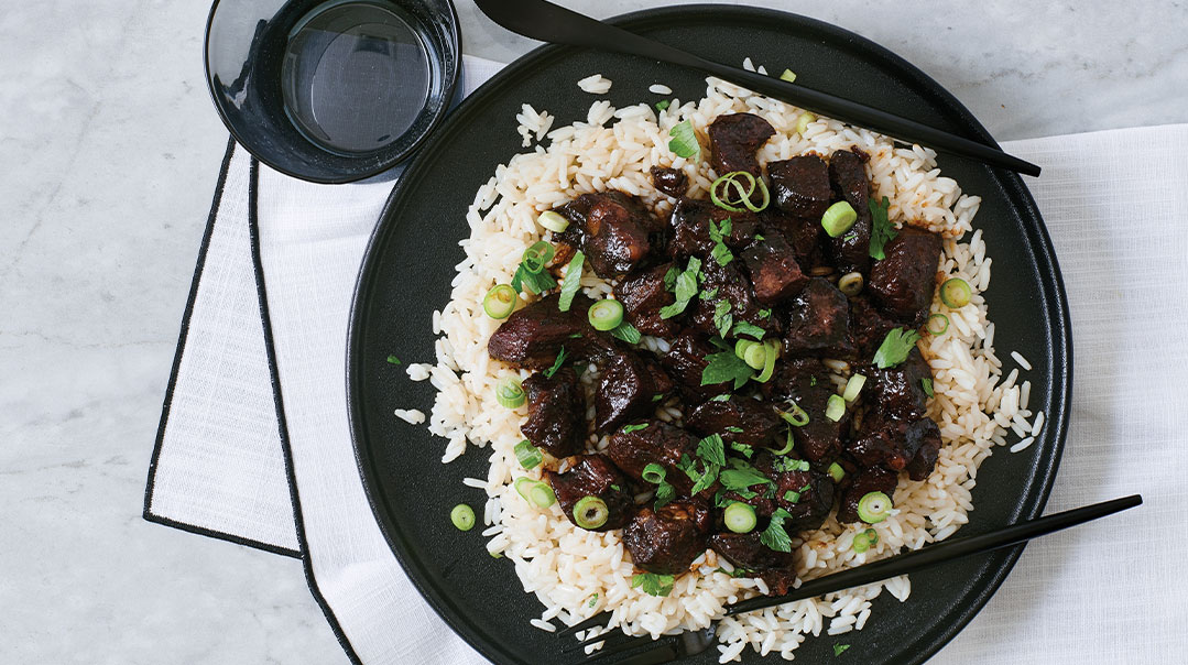 Slow-cooked Stew with Bourbon 