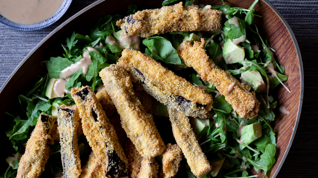 Crispy Eggplant Salad 