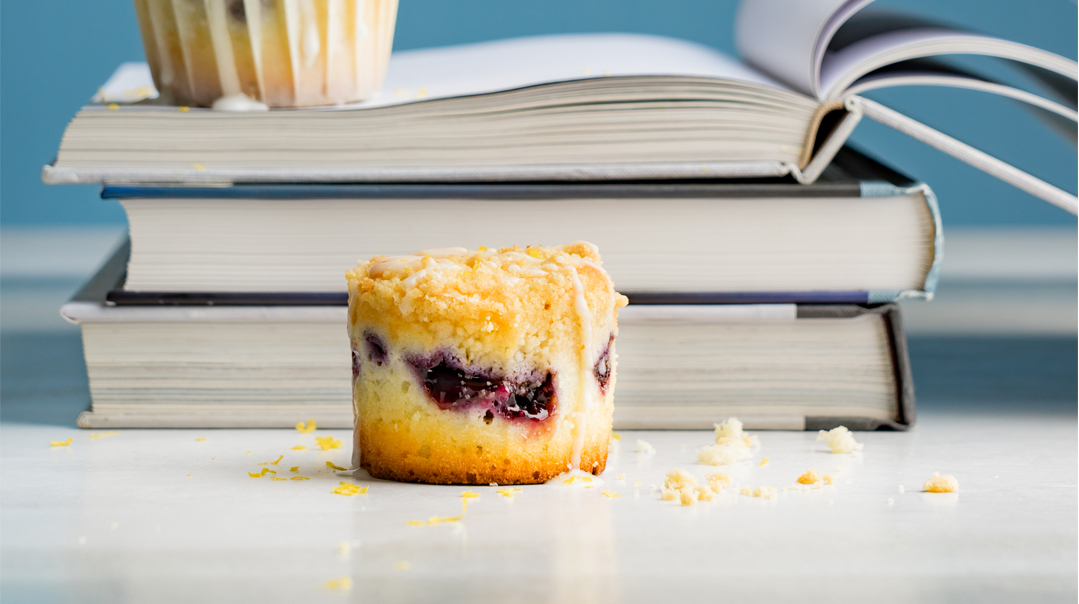 Lemon Blueberry Surprise Muffins 