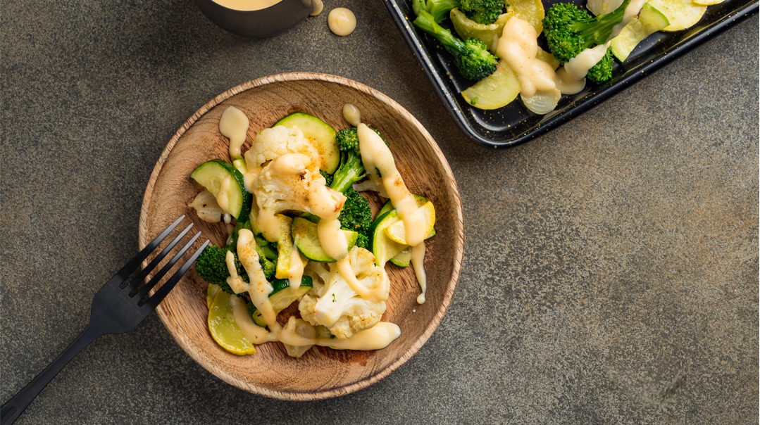 Cheesy Oven-Roasted Veggies 