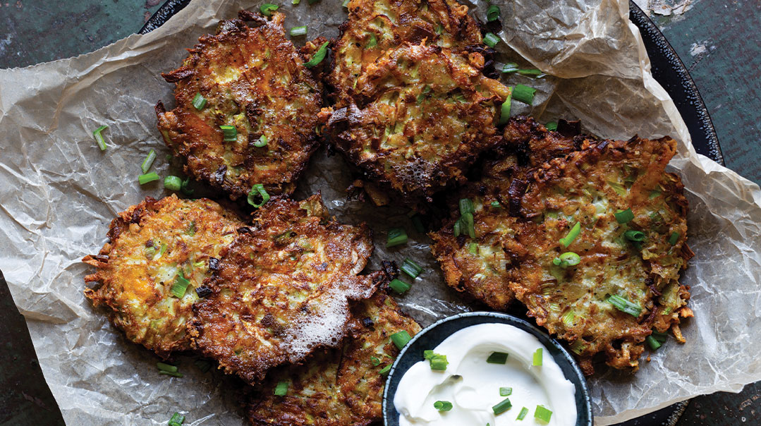 Easy-Cheesy Zucchini Fritters 