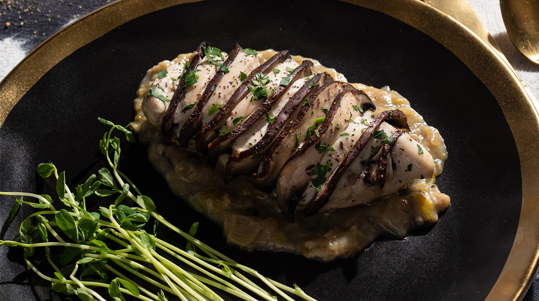 Hasselback Portobello Chicken 