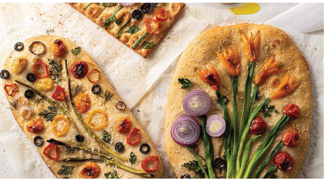 Flowering Focaccia