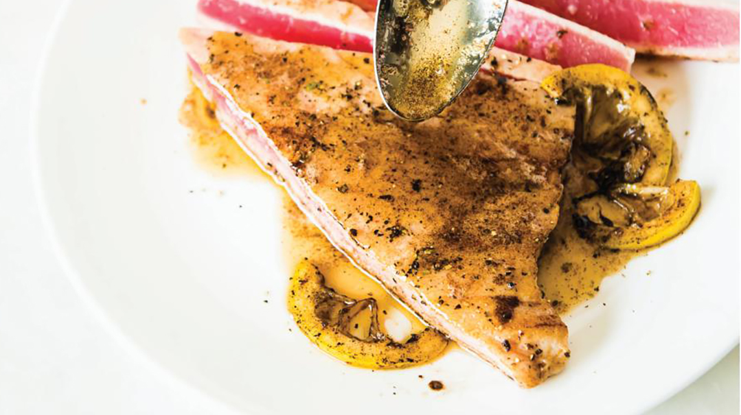 Browned-Butter Seared Tuna Steaks