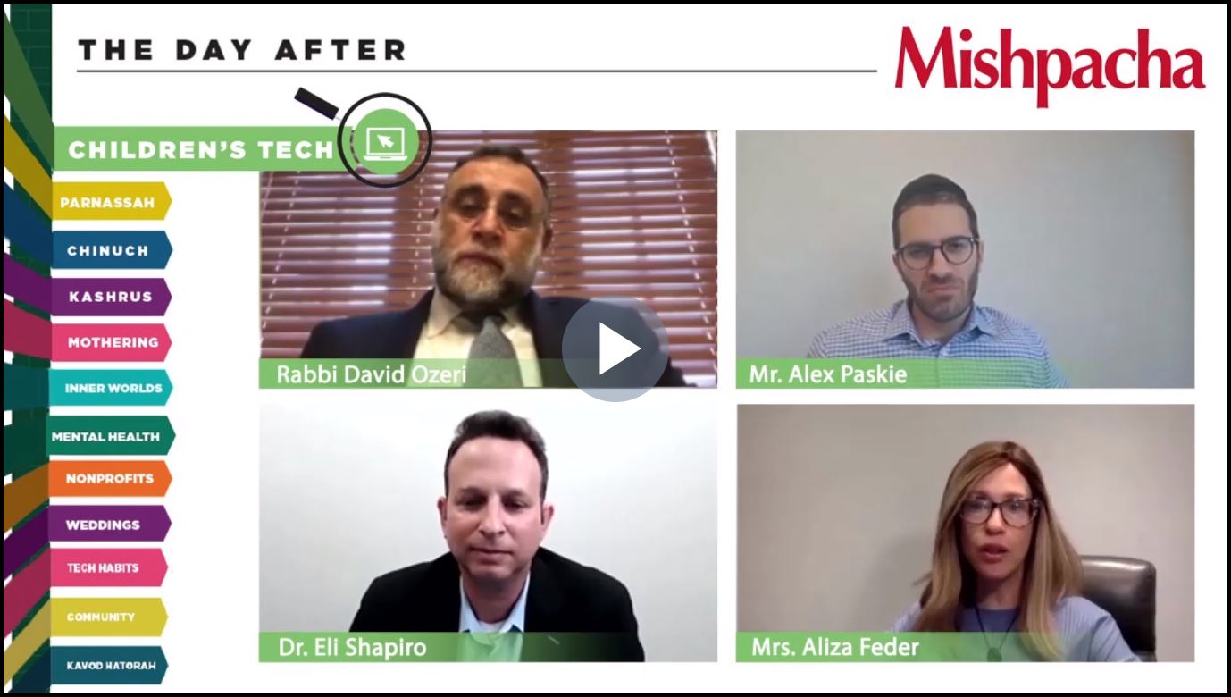 Adjusting to The Day After: Children's Tech