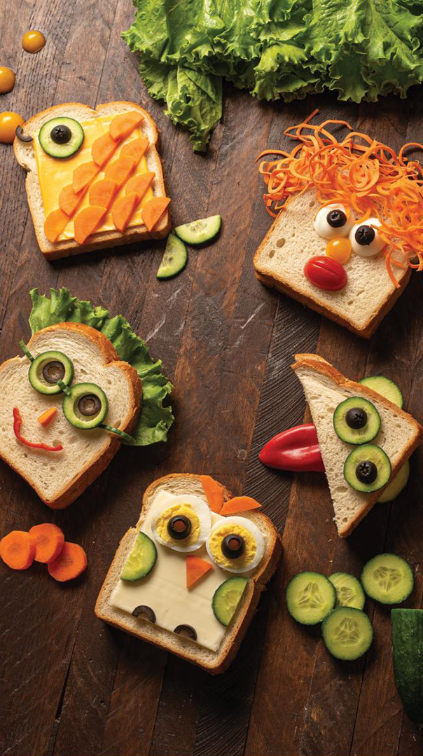 Fun, Healthy Sandwiches