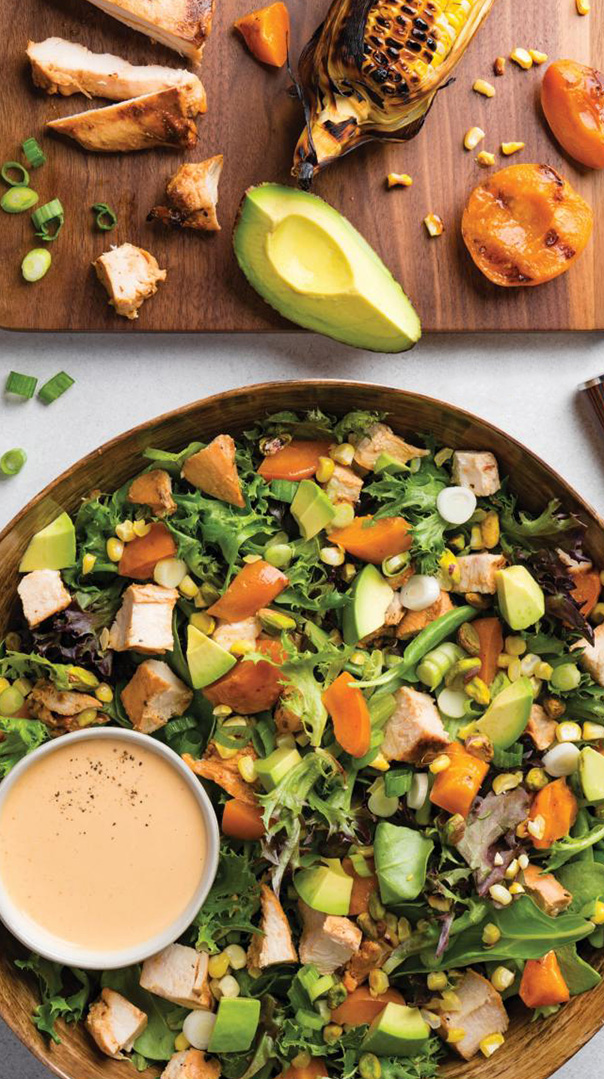 Grilled Chicken ’n Apricot Salad