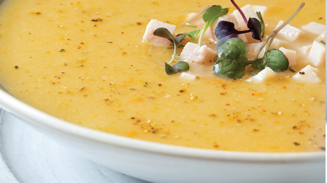 Velvety Vegetable-Turkey Soup