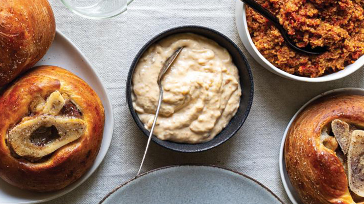 Maple-cayenne onion dip