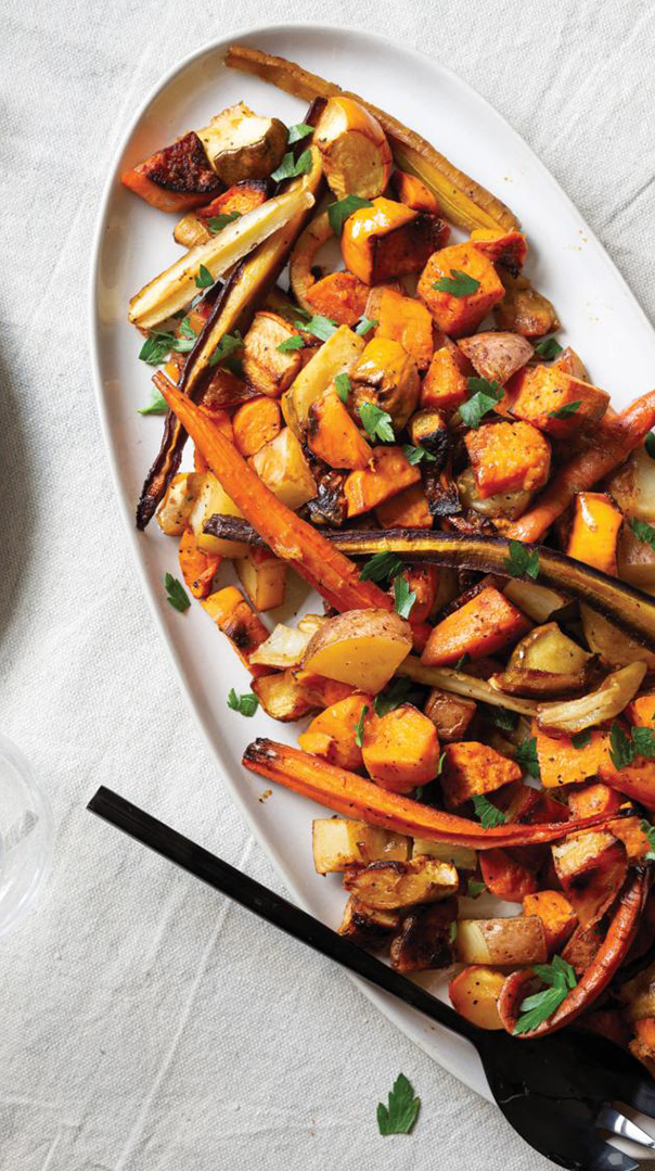orange vegetable medley