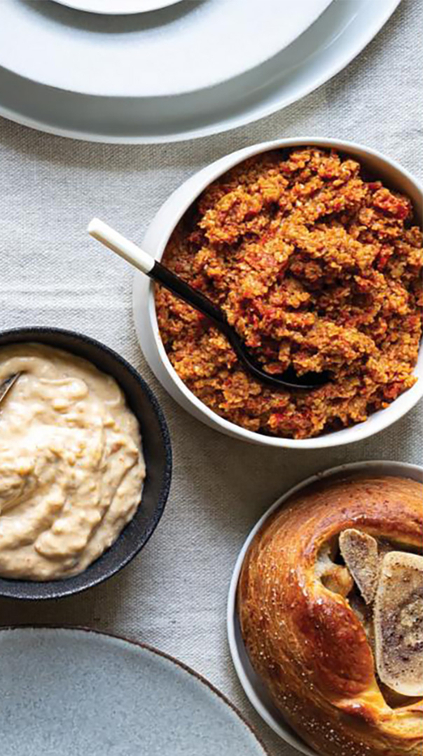 Three-ingredient olive dip