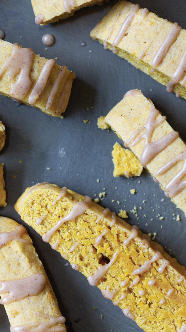 maple pumpkin spice biscotti