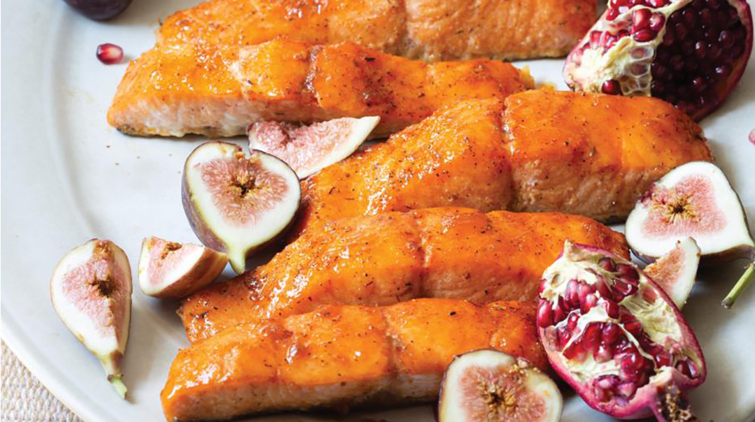 Peach-Glazed Salmon
