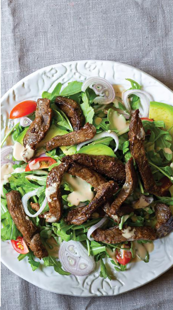 pepper steak salad