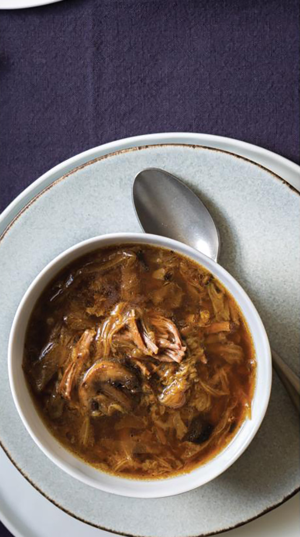 beer and beef soup