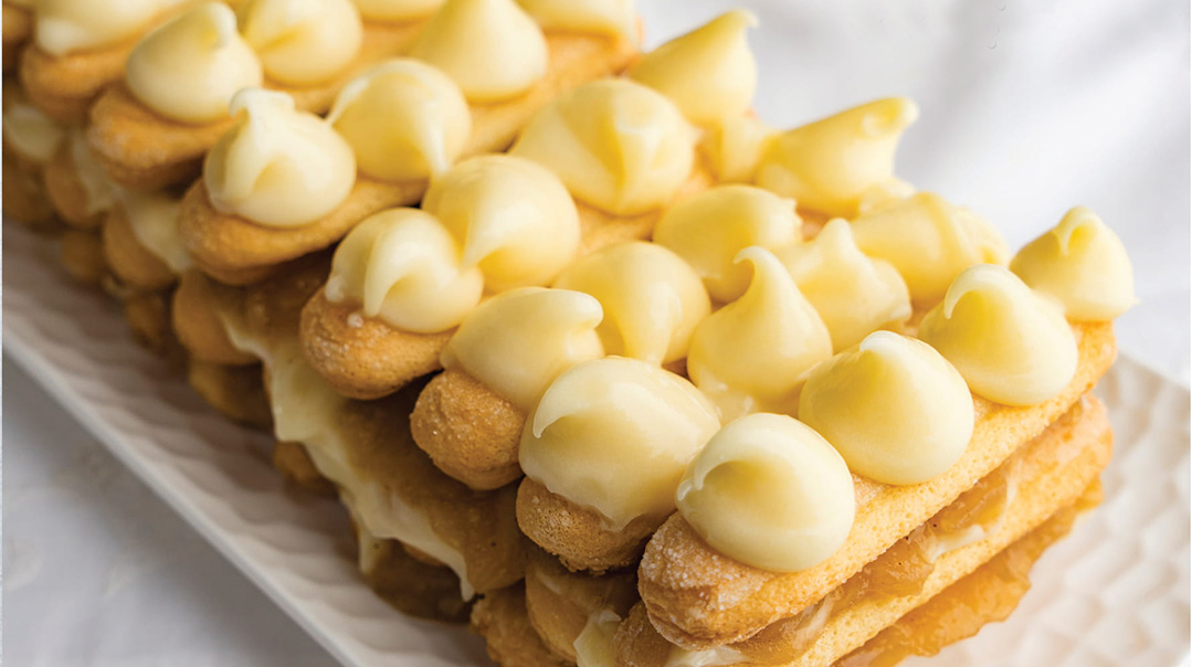 Apple Custard Tiramisu