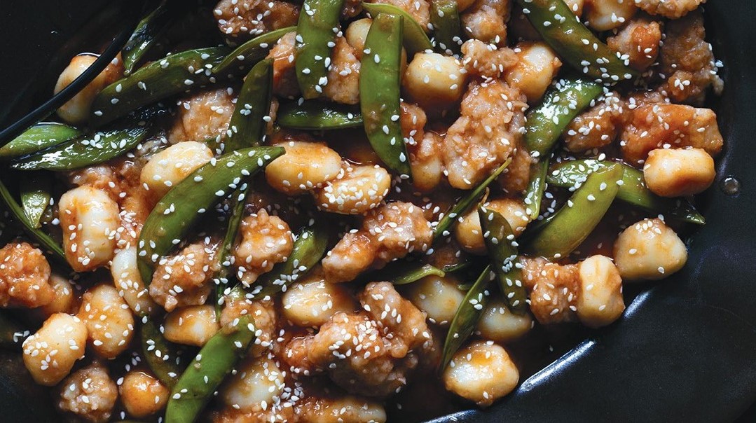 Sesame Chicken and Gnocchi