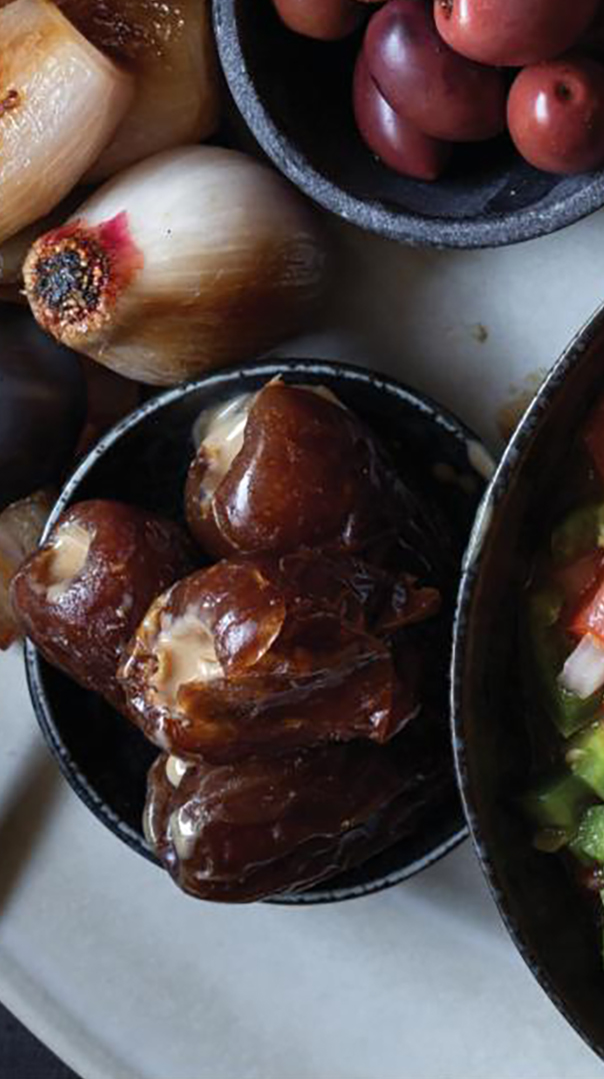 Tahini-Stuffed Dates