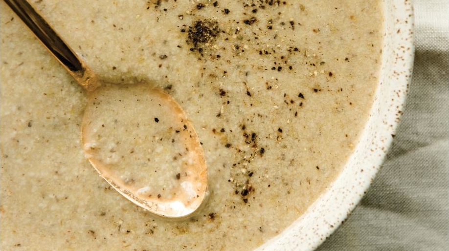 Creamy Mushroom-Leek Soup