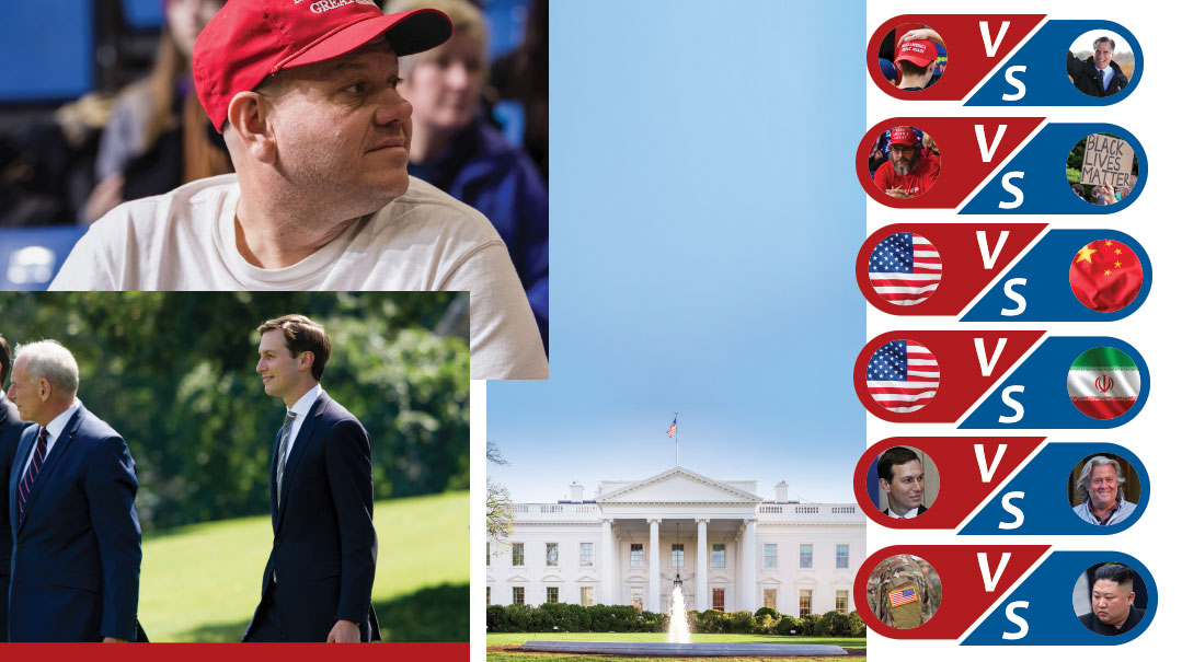 The Many Battles of Donald Trump