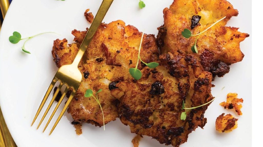 Hash-Brown Beef-Fry Latkes