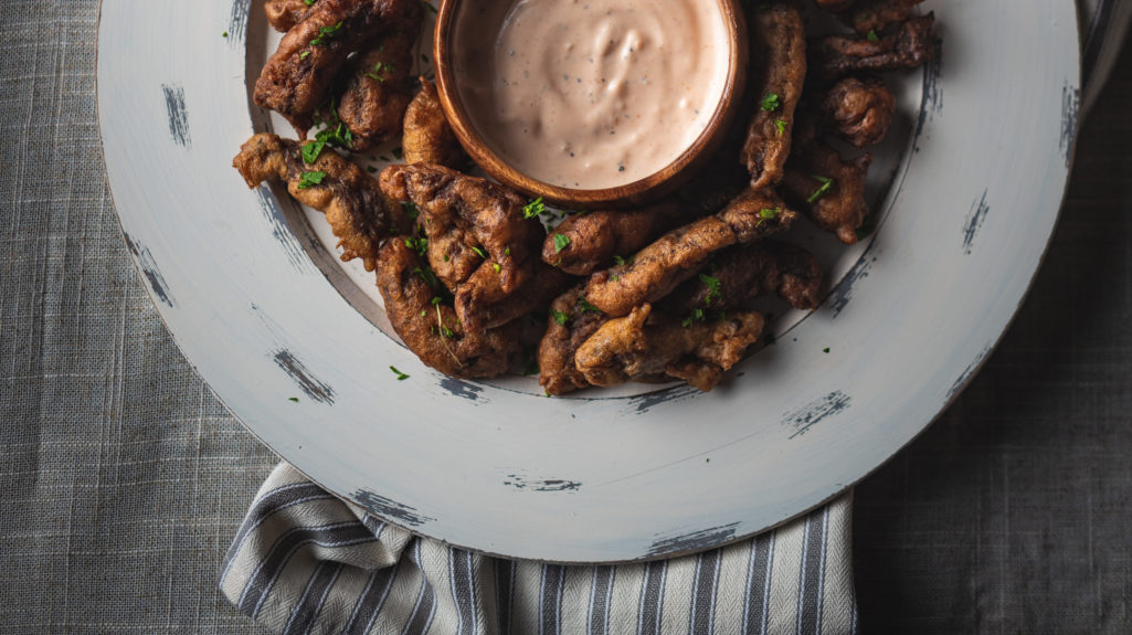 Best Batter-Dipped New York Strip Steaks