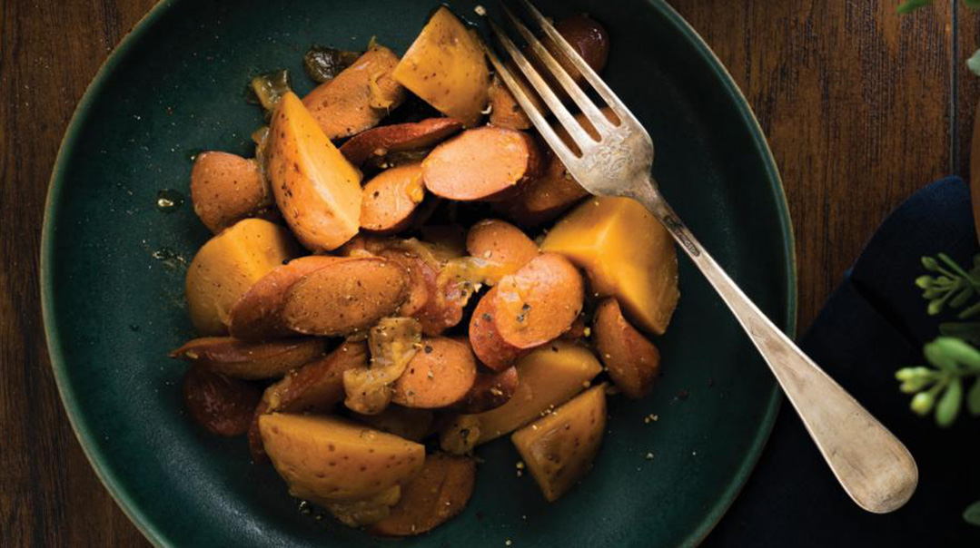 Potato Frankfurter Goulash