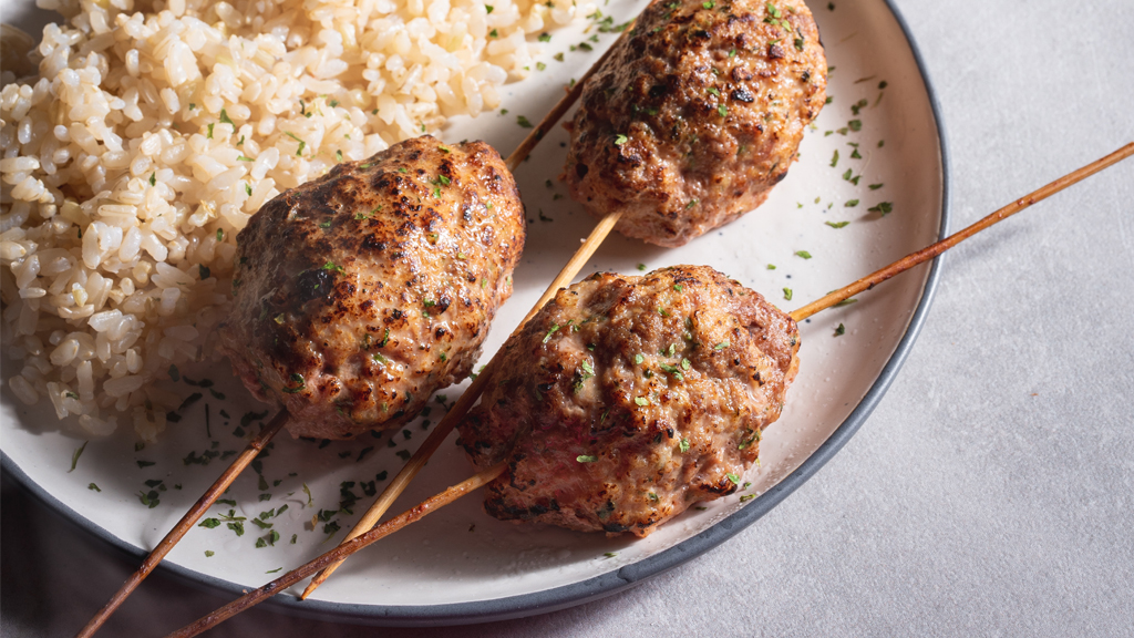 Meat and Turkey Kabobs