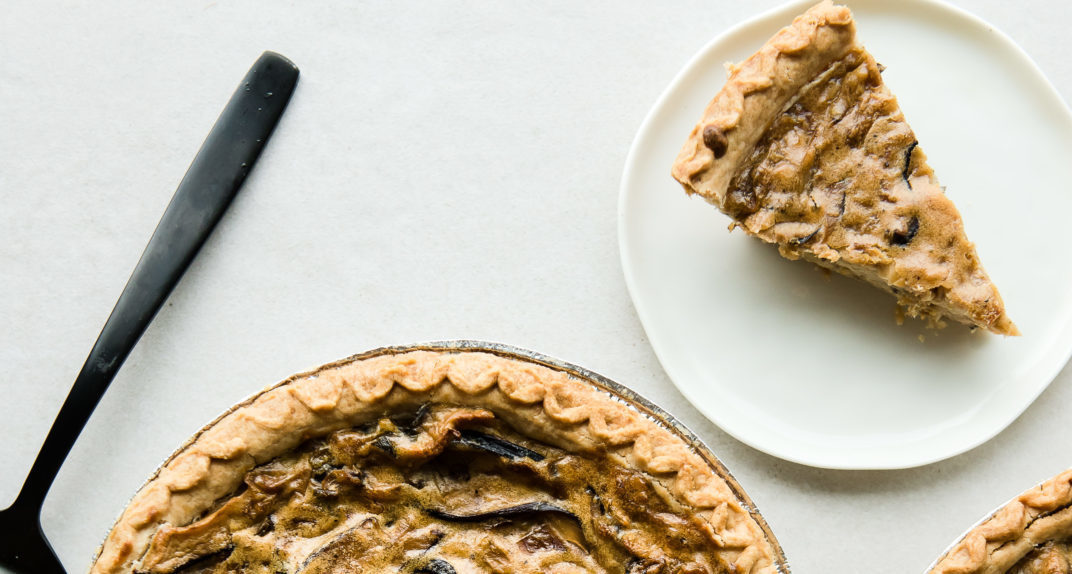 Onion and Mushroom Quiche