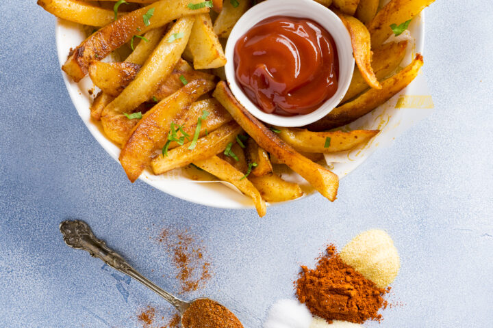 Sweet and Tangy Steak Fries with Potato Spice Blend