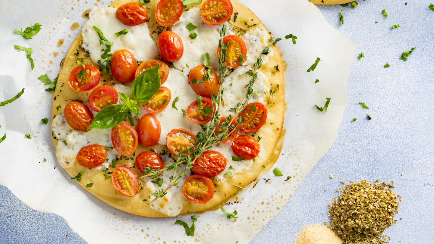 Homemade Focaccia with Italian Spice Blend