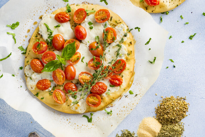 Homemade Focaccia with Italian Spice Blend