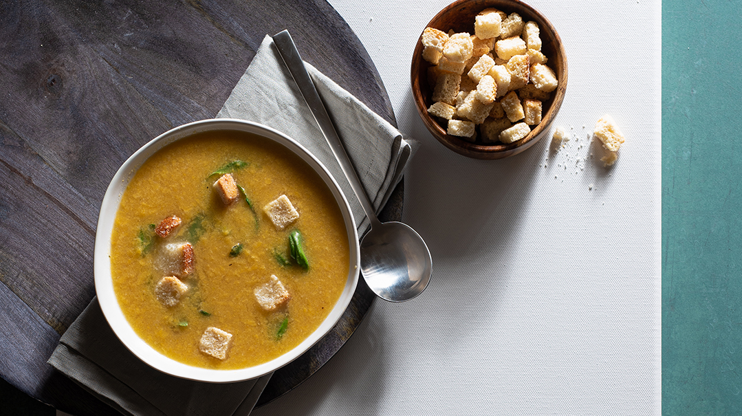 Velvety Yellow Lentil Soup