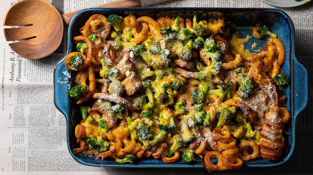 Cheese Fries with Broccoli