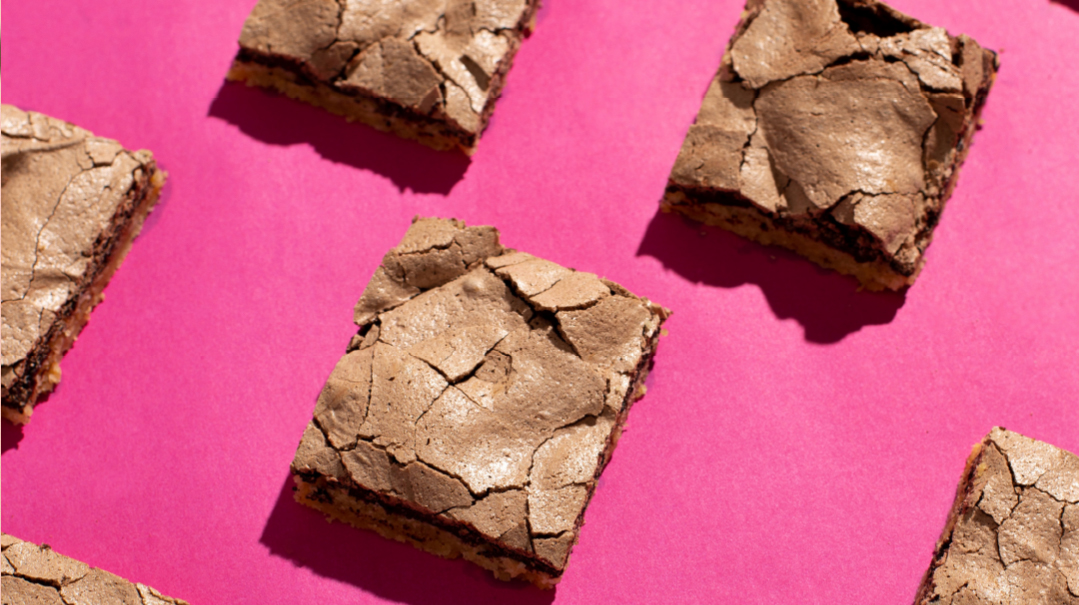 Mocha Meringue Squares