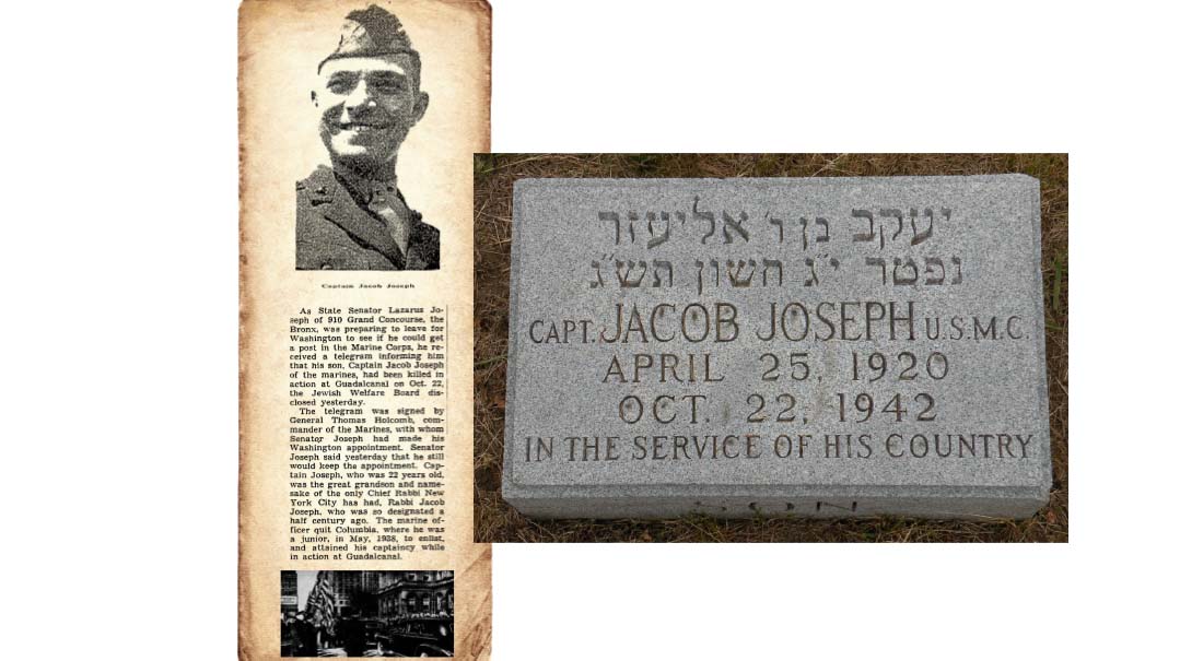 Captain Jacob Joseph: Rabbinic Scion, American Hero