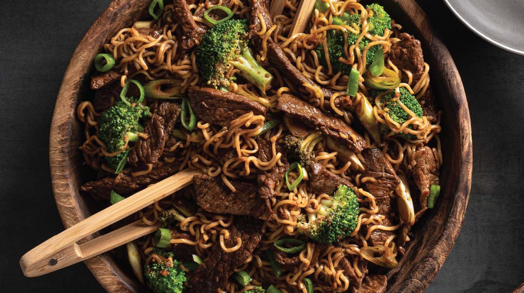 Beef and Broccoli Ramen Bowl